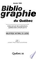 Télécharger le livre libro Bibliographie Du Québec